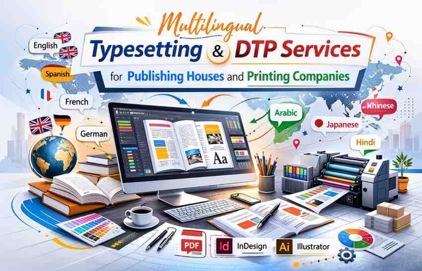 Multilingual Typesetting & DTP Services for Publishing Houses and Printing Companies
