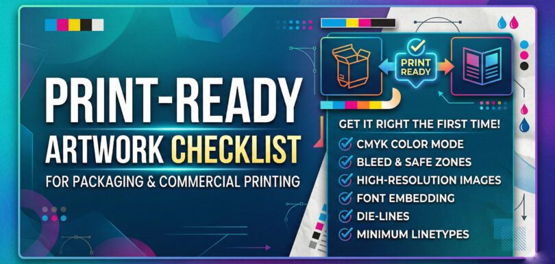 Print-Ready Artwork Checklist for Packaging & Commercial Printing