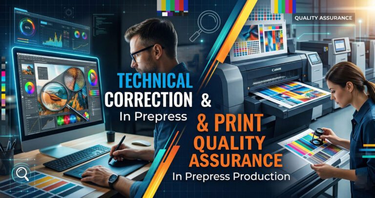 Technical Image Correction & Print Quality Assurance in Prepress Production