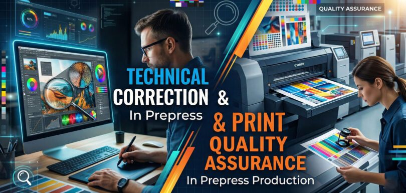 Technical Image Correction & Print Quality Assurance in Prepress Production