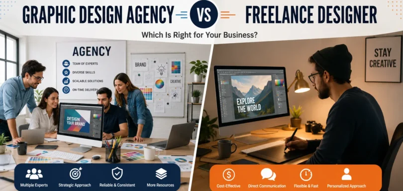 Graphic Design Agency vs Freelance Designer