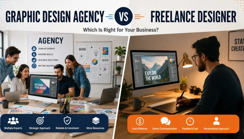 Graphic Design Agency vs Freelance Designer