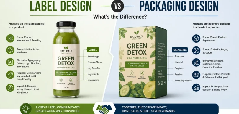 Label Design vs Packaging Design What's the Difference