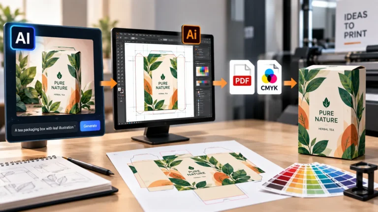 How to Convert an AI-Generated Image Into a Print-Ready File