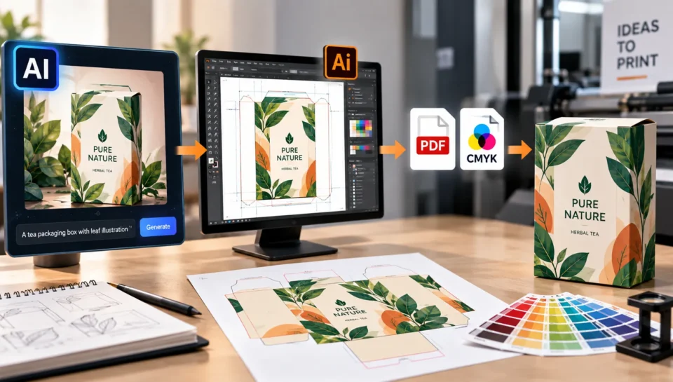 How to Convert an AI-Generated Image Into a Print-Ready File